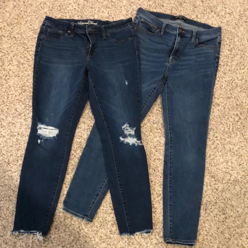 Bundle of Women’s Skinny Jeans Sz 31. JCrew Mercantile & Universal Thread